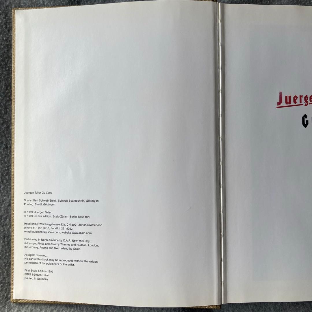 [ヴィンテージ] ユルゲン・テラー Juergen Teller GO-SEES