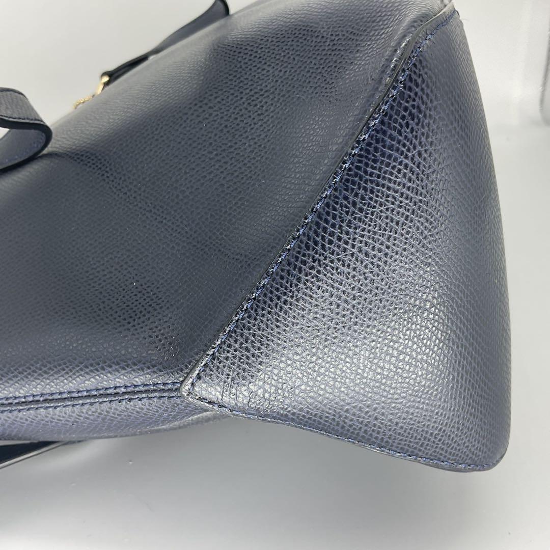 【美品】COACH トートバッグ ブラック レザー A4収納可