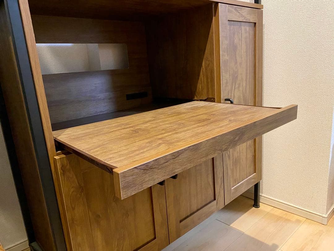 キッチンボード　ヴィンテージテイスト　ニトリ