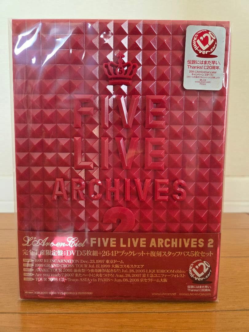 FIVE LIVE ARCHIVES 2 DVD 5枚組