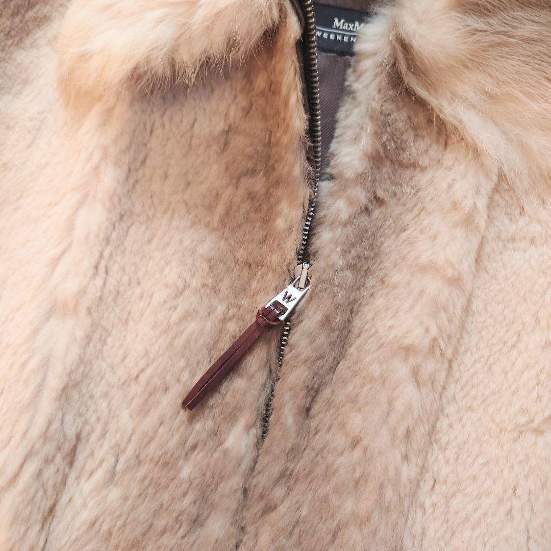 【期間限定出品】Max Mara　ピュアラビットファー　ジレ