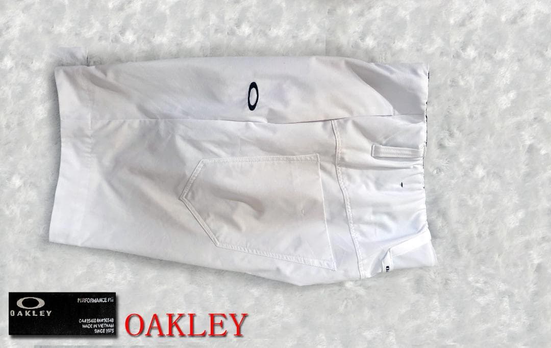 OAKLEY ゴルフパンツ ホワイト M/L