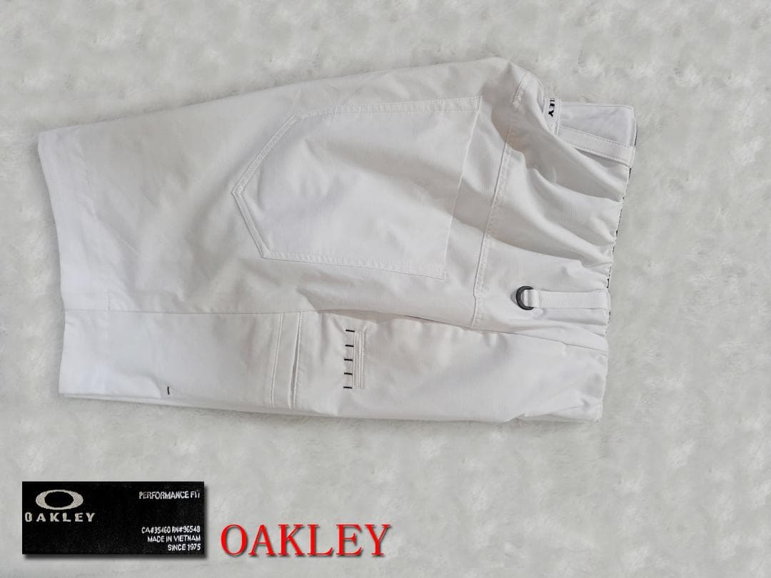 OAKLEY ゴルフパンツ ホワイト M/L