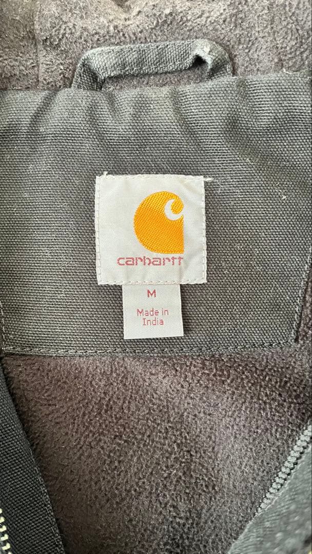 Carhartt ブラック フード付きベスト