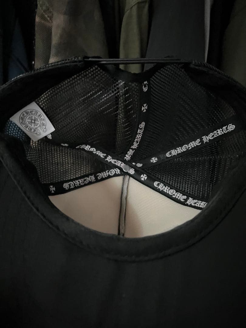 CHROME HEARTS トラッカーハット ホワイト/ブラック