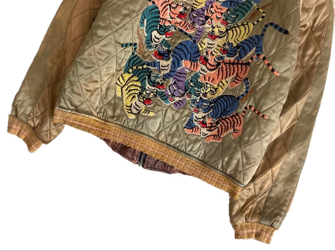 KAPITAL KOUNTRY ヴィンテージ加工 百稚虎 スーベニア スカジャン