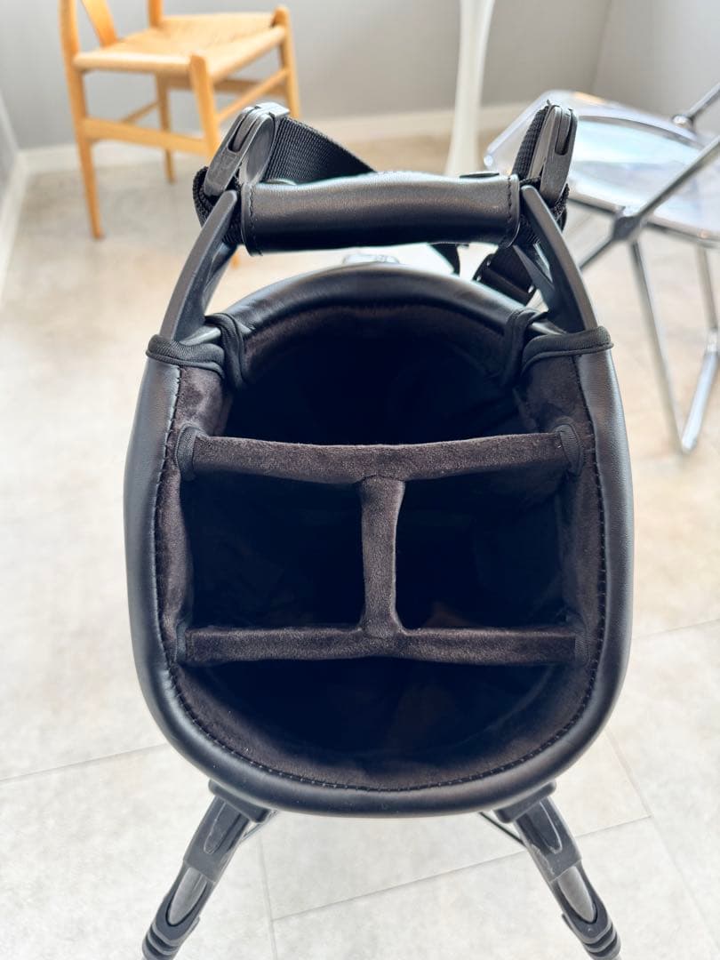 美品Vessel スタンドバッグ ブラック　キャディバッグ