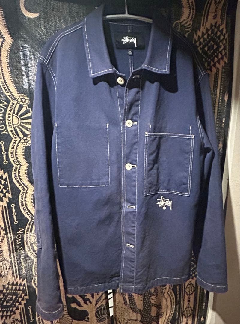 バ*。様 STUSSY stussyカバーオール　ジャケット　ステューシー