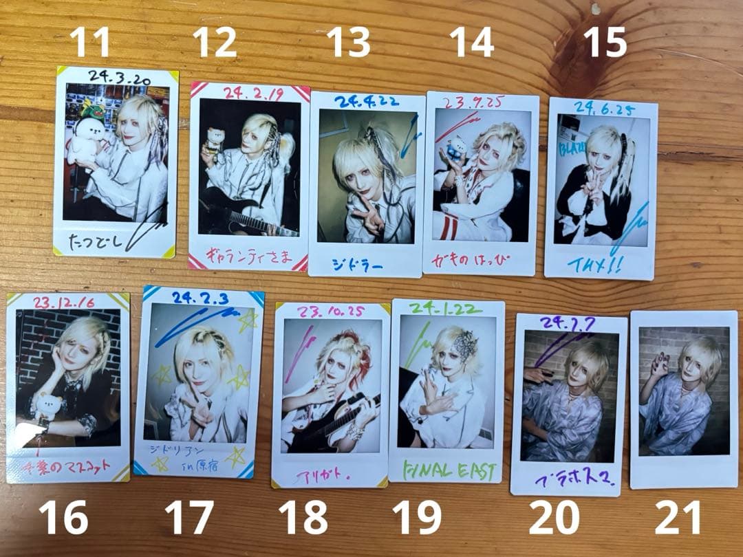 Azavana Ashmaze. 詩結 遼 チェキ まとめ売り 3枚～バラ売り可