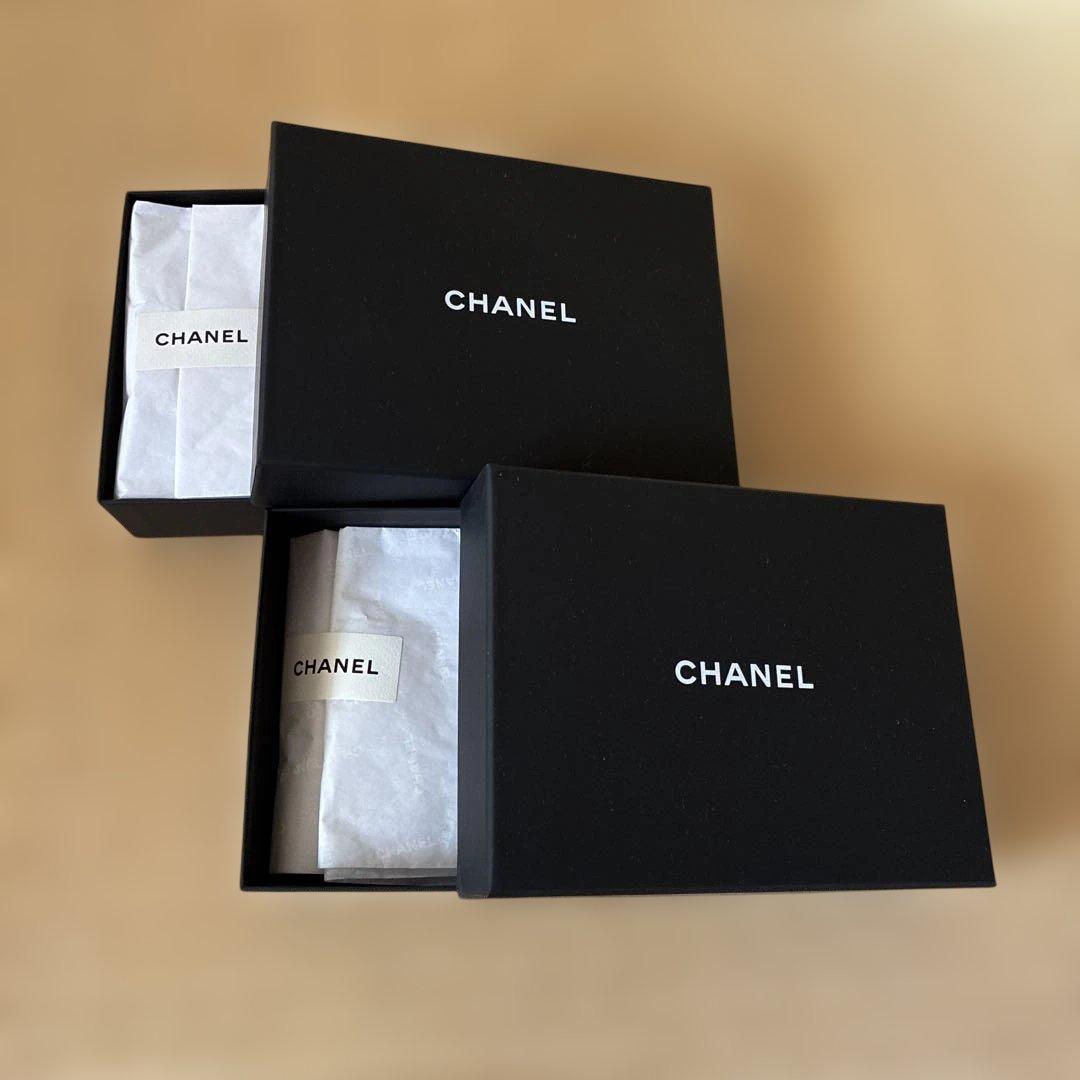 CHANEL リボンセット　ショッパー　空箱　マグネット　保存袋　付属品　セット
