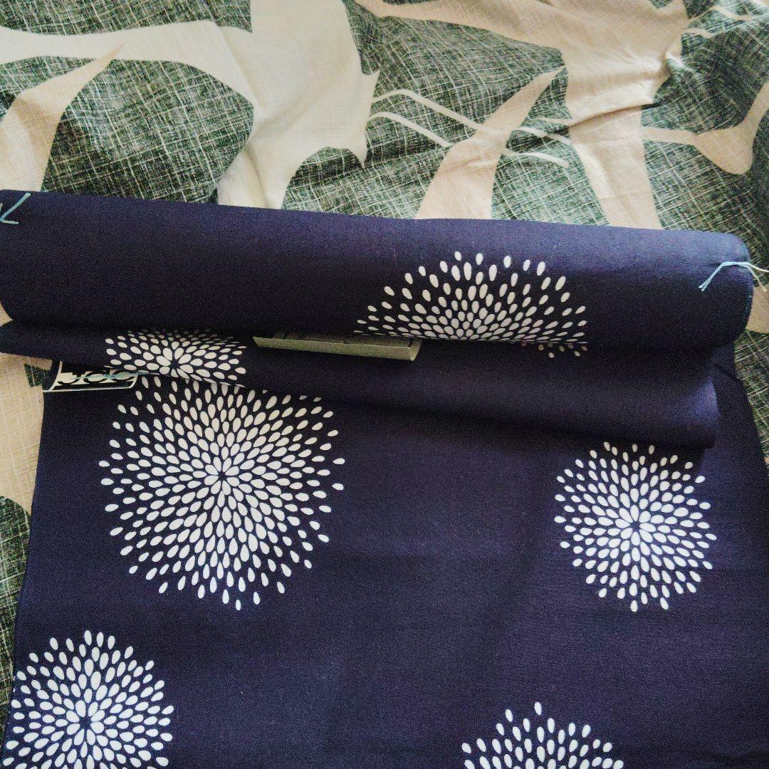 浴衣反物　小珍染　コーマ糸別染　花火