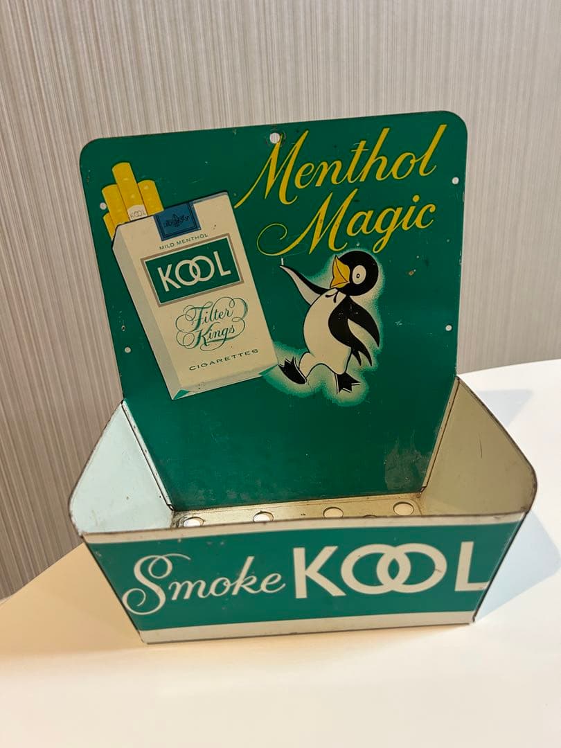 値下げ!!【希少・ヴィンテージ】 Kool タバコディスプレイ ペンギンデザイン