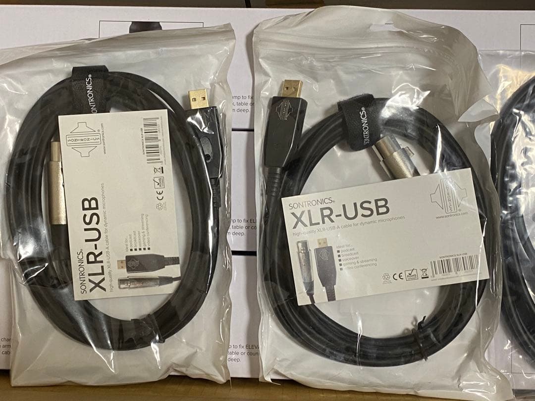 SONTRONICSのマイクとマイクスタンドを3セット
