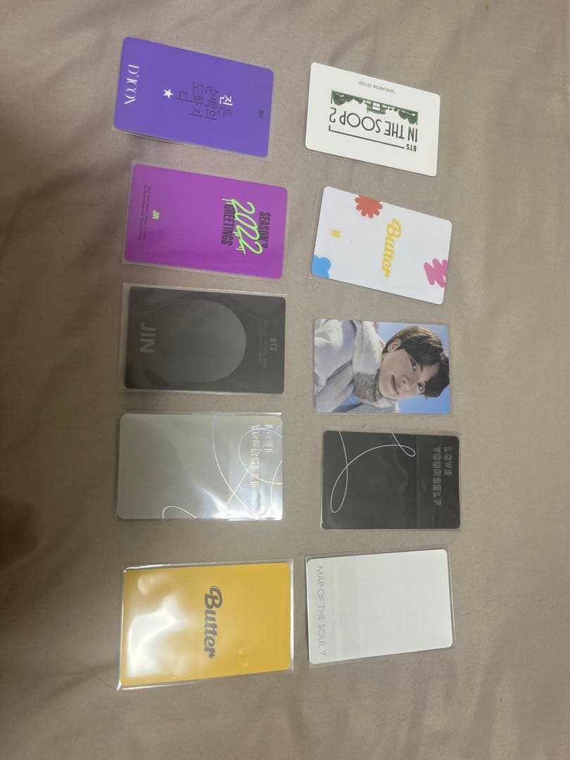 Btsのジンさんのphotocards！