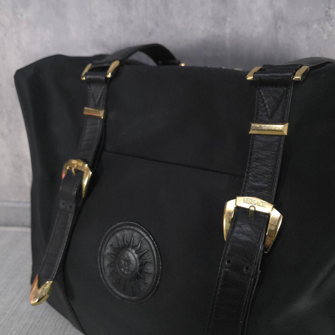 VERSACE　ヴェルサーチ ボストンバッグ トートバッグ 太陽神 サンバースト