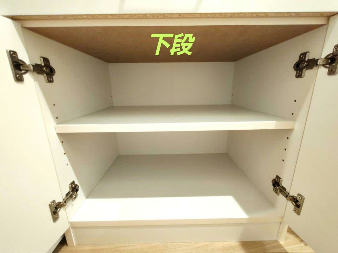 ニトリ 組み立て式レンジ台＆食器棚（取扱説明書付き）