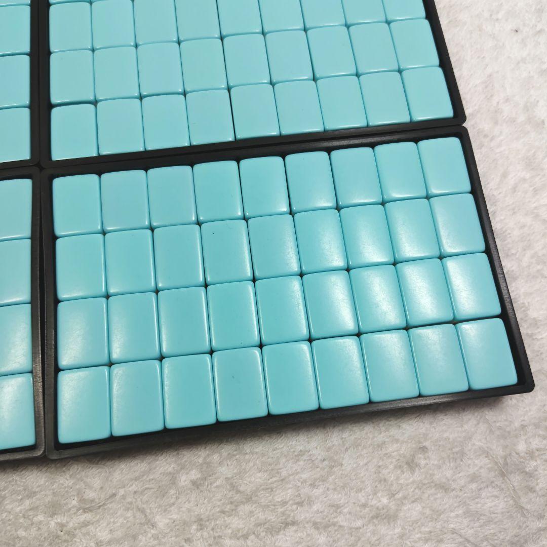 麻雀牌セット　牌王　水色（空色）の牌