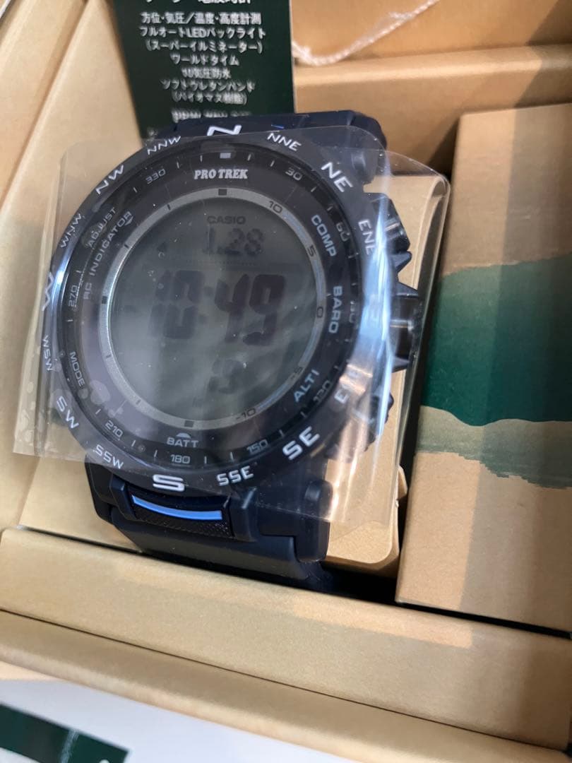 未使用！CASIO プロトレックPRW-35Y-2JF 電波ソーラー デジタル