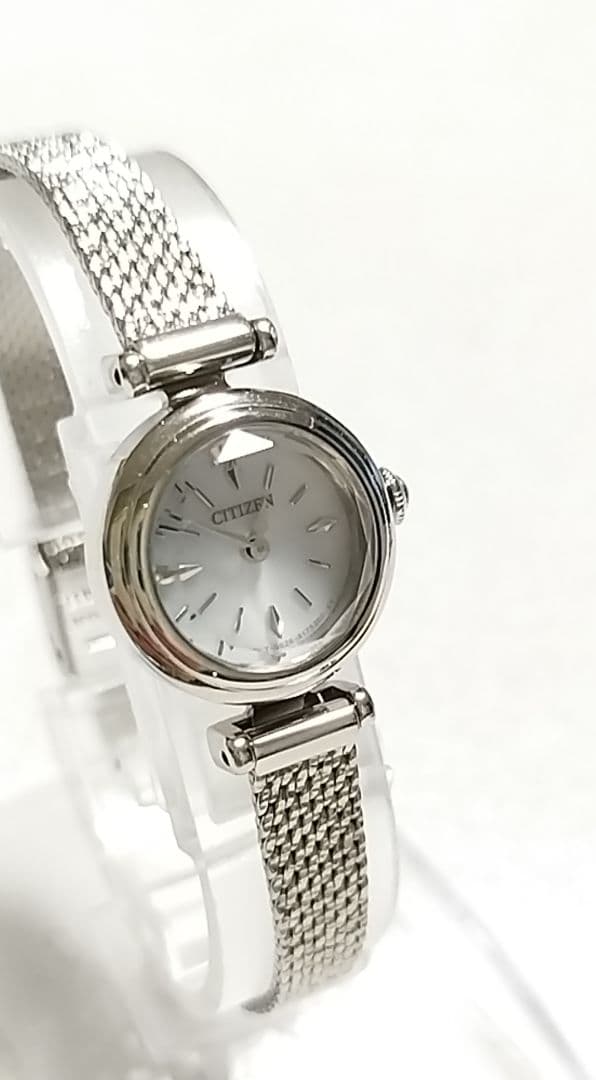 【極美品】シチズン　エコドライブ　レデイース　カットガラス【稼働品】