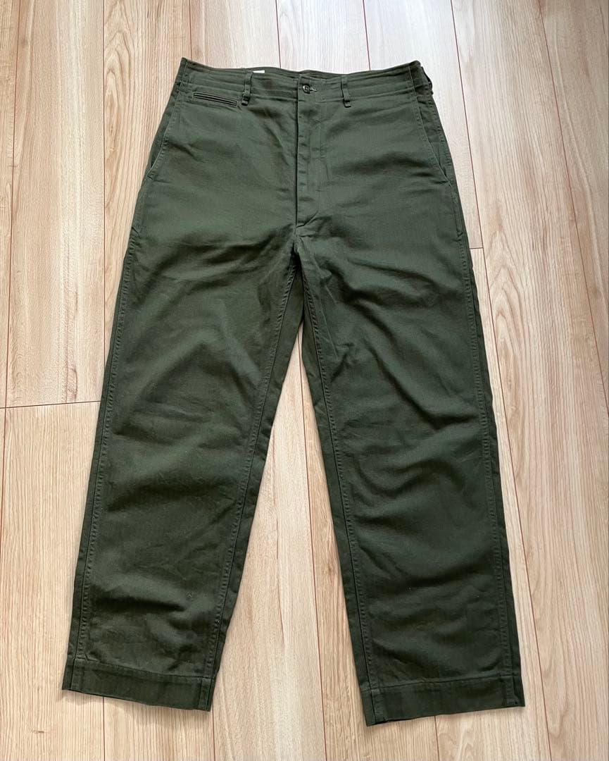 ANATOMICA チノパンツ ヘリンボーン