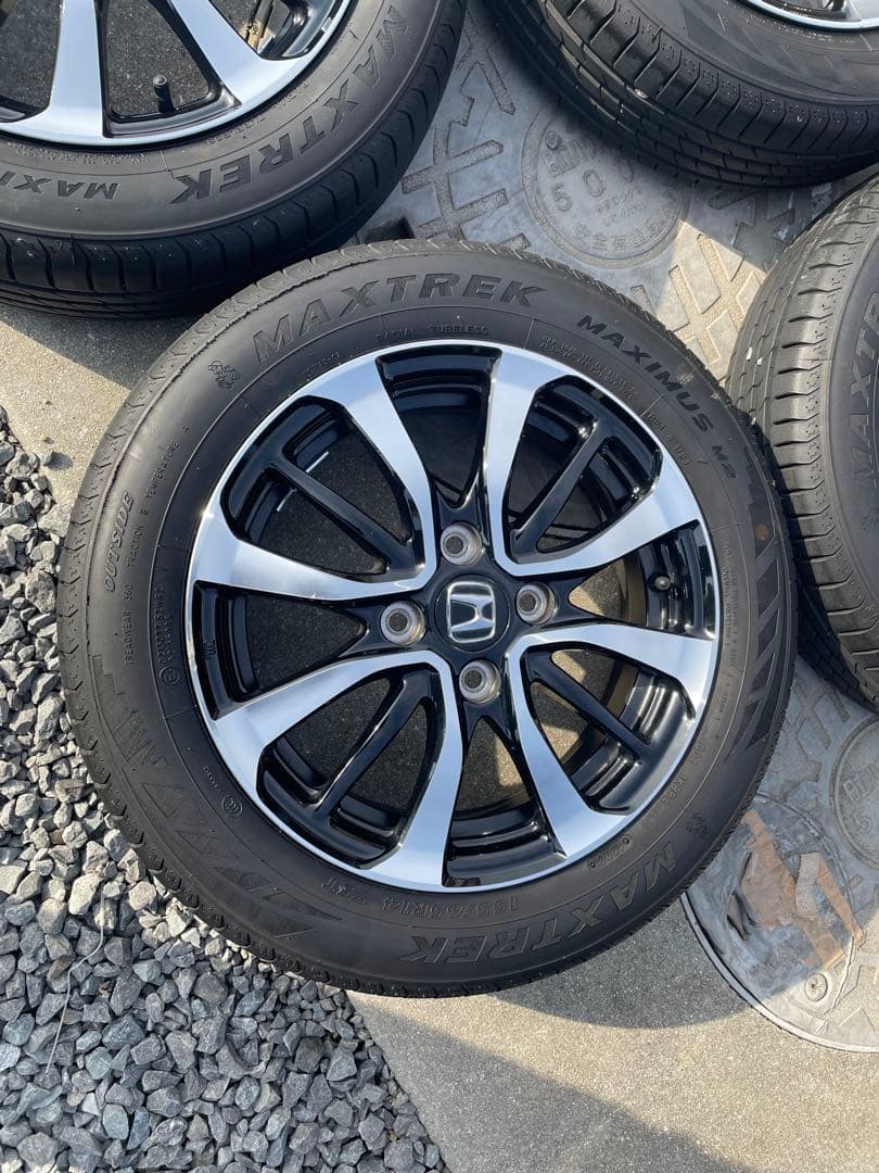 超バリ山タイヤ付 JF3純正 アルミホイール 4本155/65R14 N-BOX