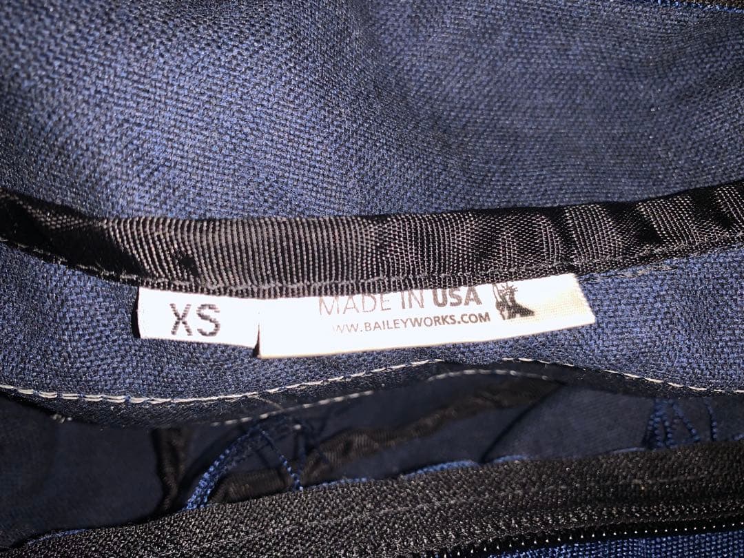 BAILEY WORKS メッセンジャーバッグ XS ネイビー