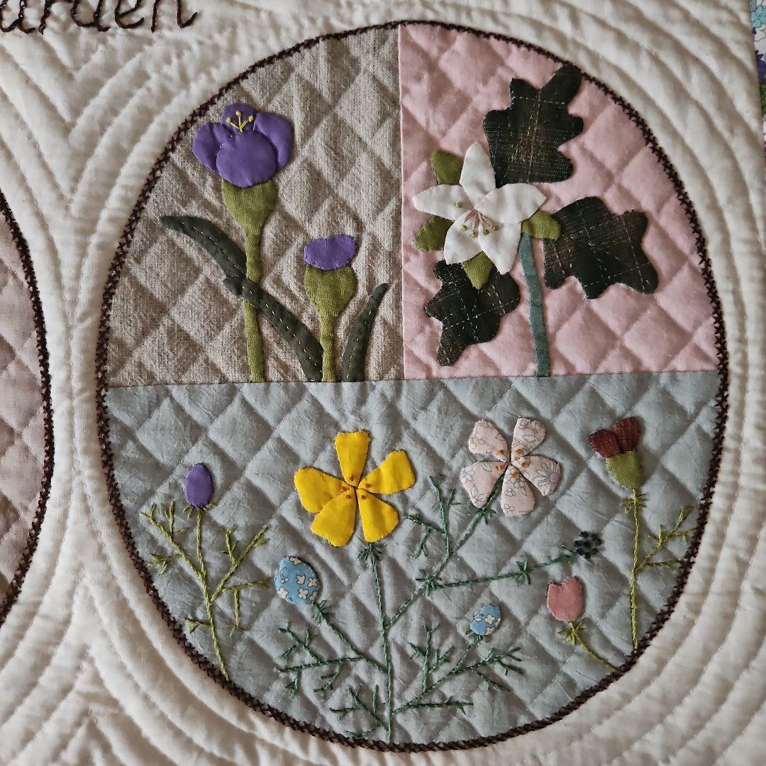 ✨四季の花✨パッチワークタペストリー