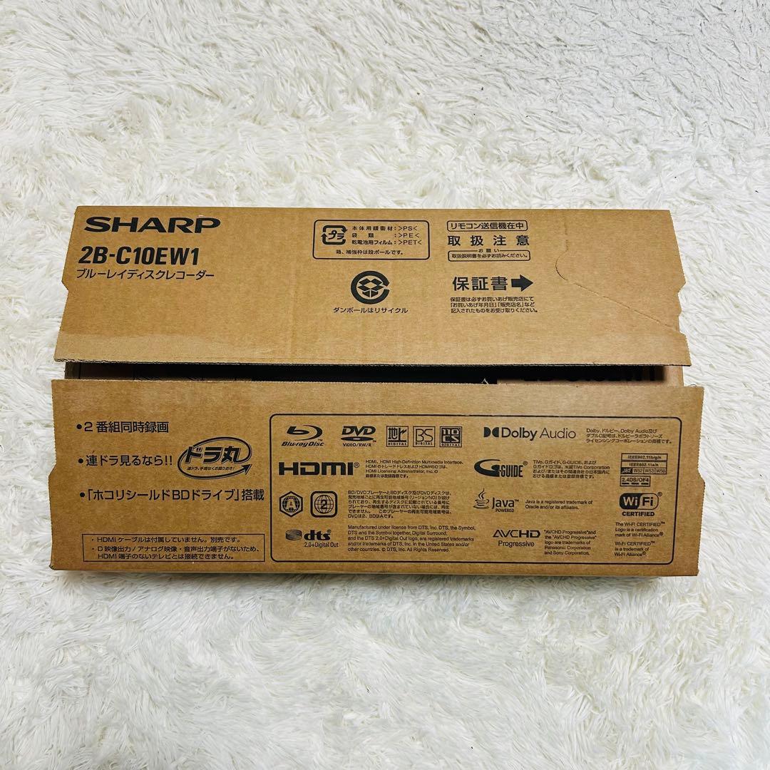 シャープ SHARP ブルーレイレコーダー 2B-C10EW1 1TB