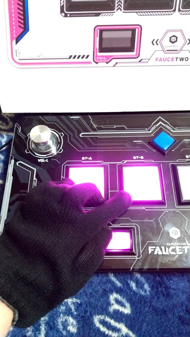 静音化 FAUCETWO EG コントローラー SDVX サウンドボルテックス