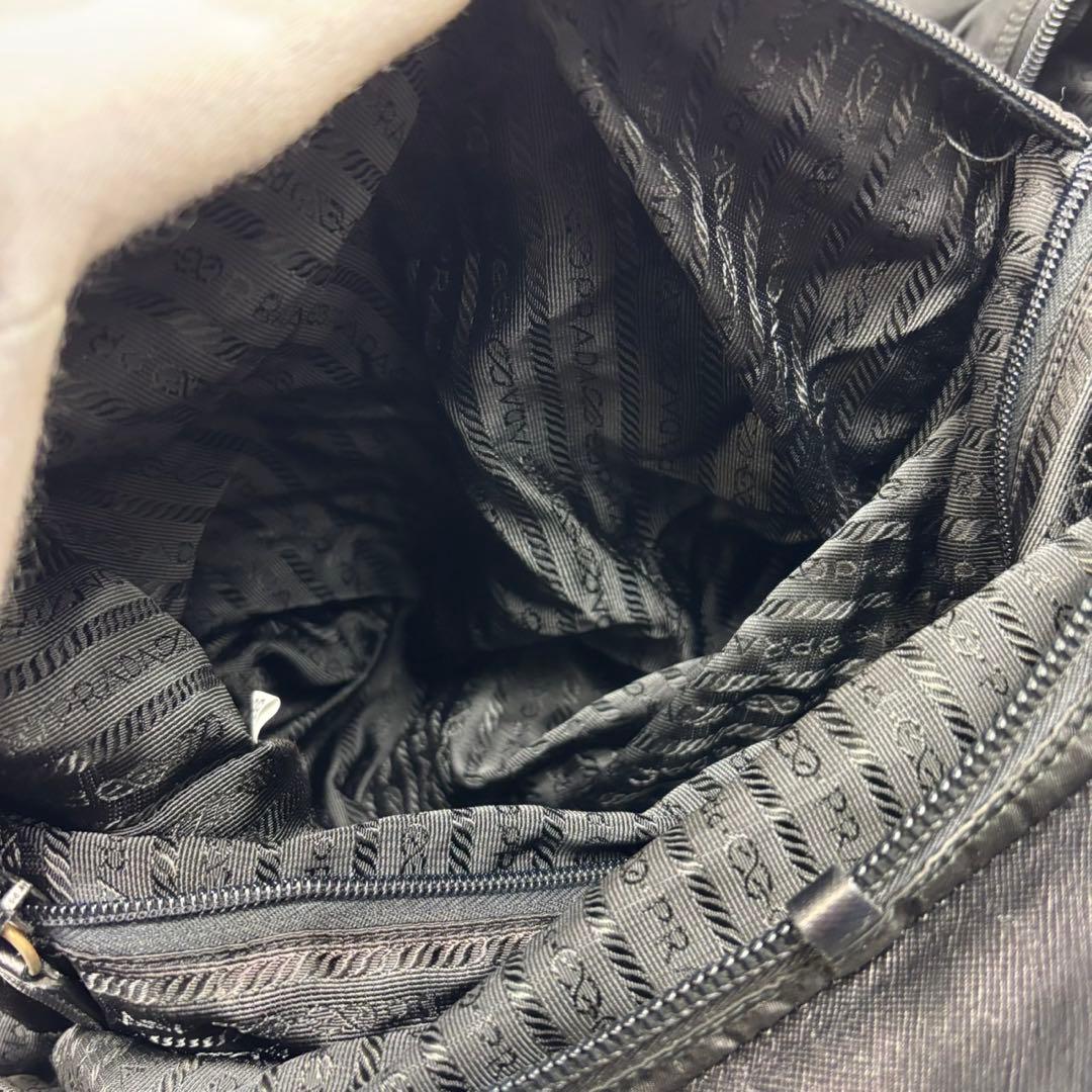 PRADA ボストンバッグ 2way ブラック 三角ロゴ テスートナイロン