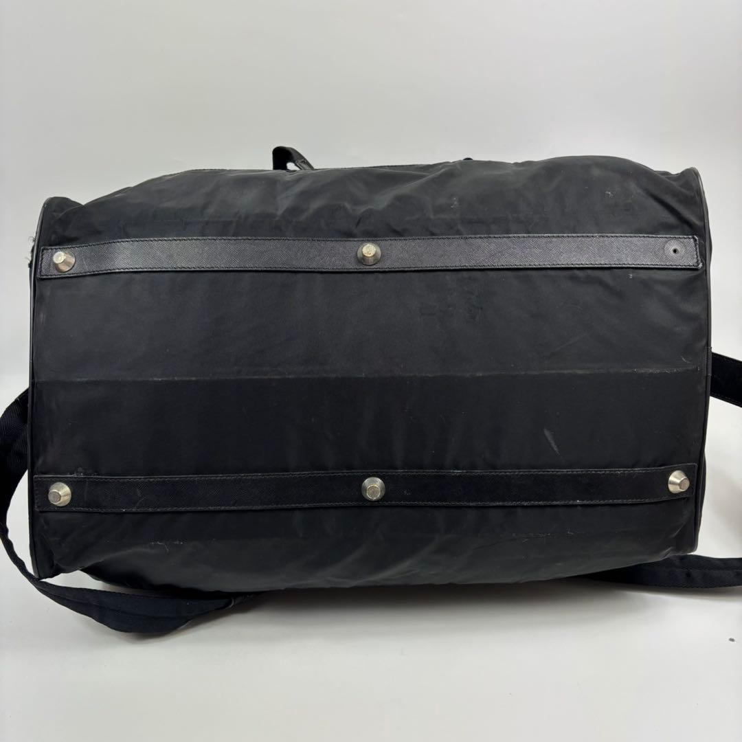 PRADA ボストンバッグ 2way ブラック 三角ロゴ テスートナイロン