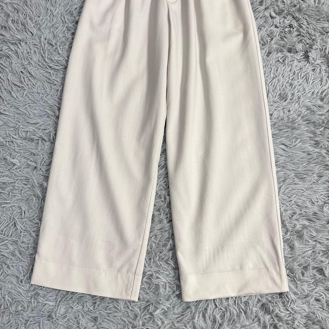 美品✨エヴァムエヴァ ウールイージーパンツ ウエストゴム ワイドパンツ ゆったり