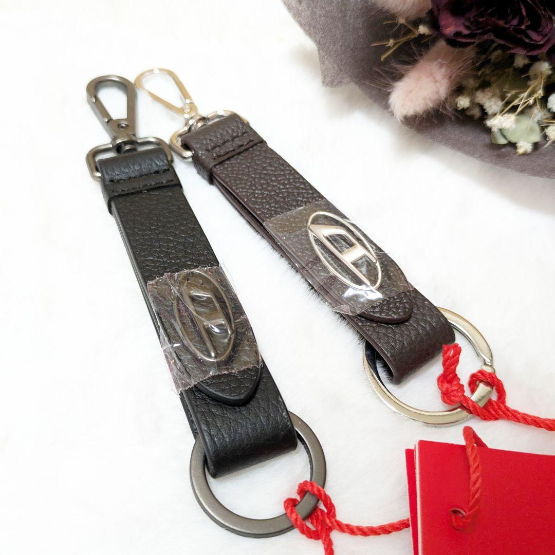 South様☆専用 新品未使用✨DIESEL キーリング ダークブラウン