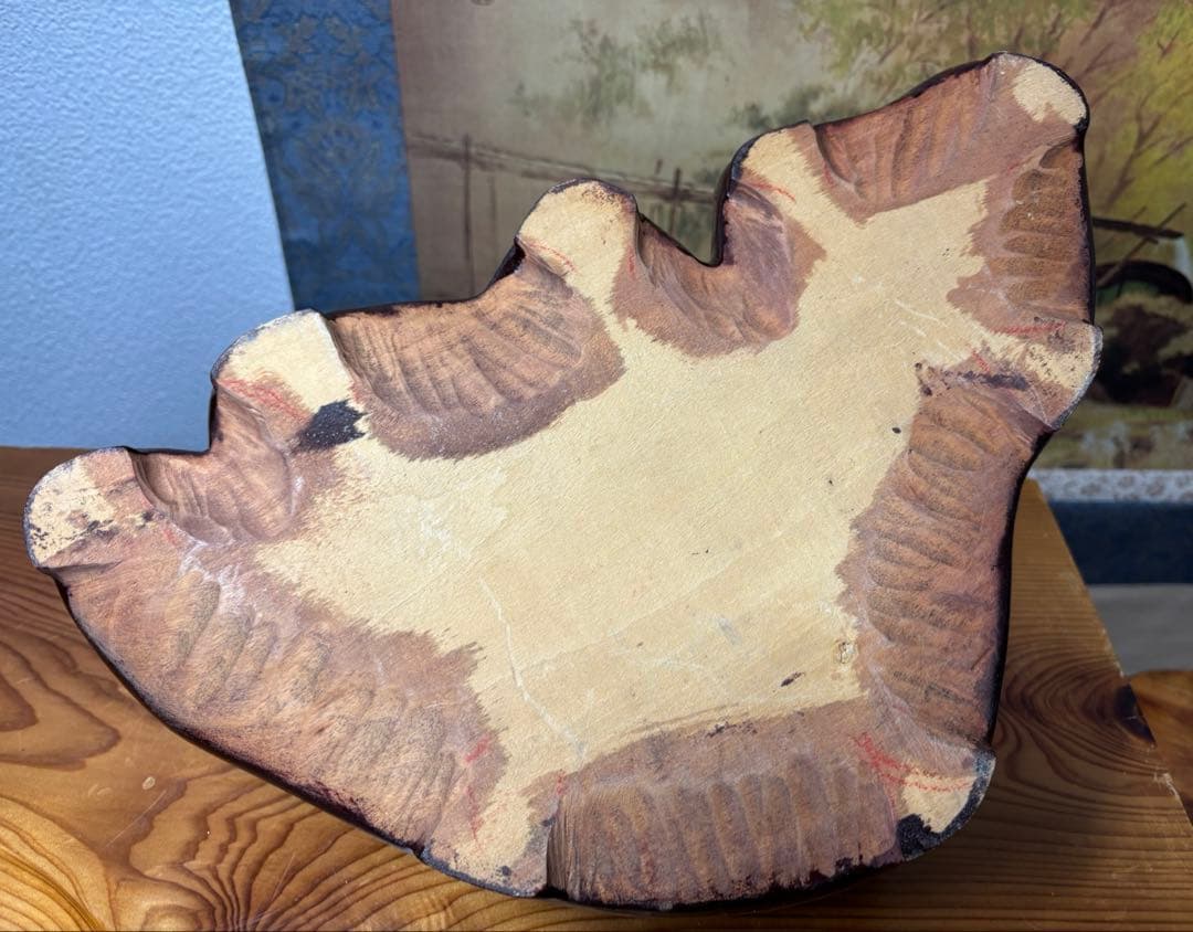 神居古潭石 真黒石 遠山 溜まり石 観賞用 水石 台座付