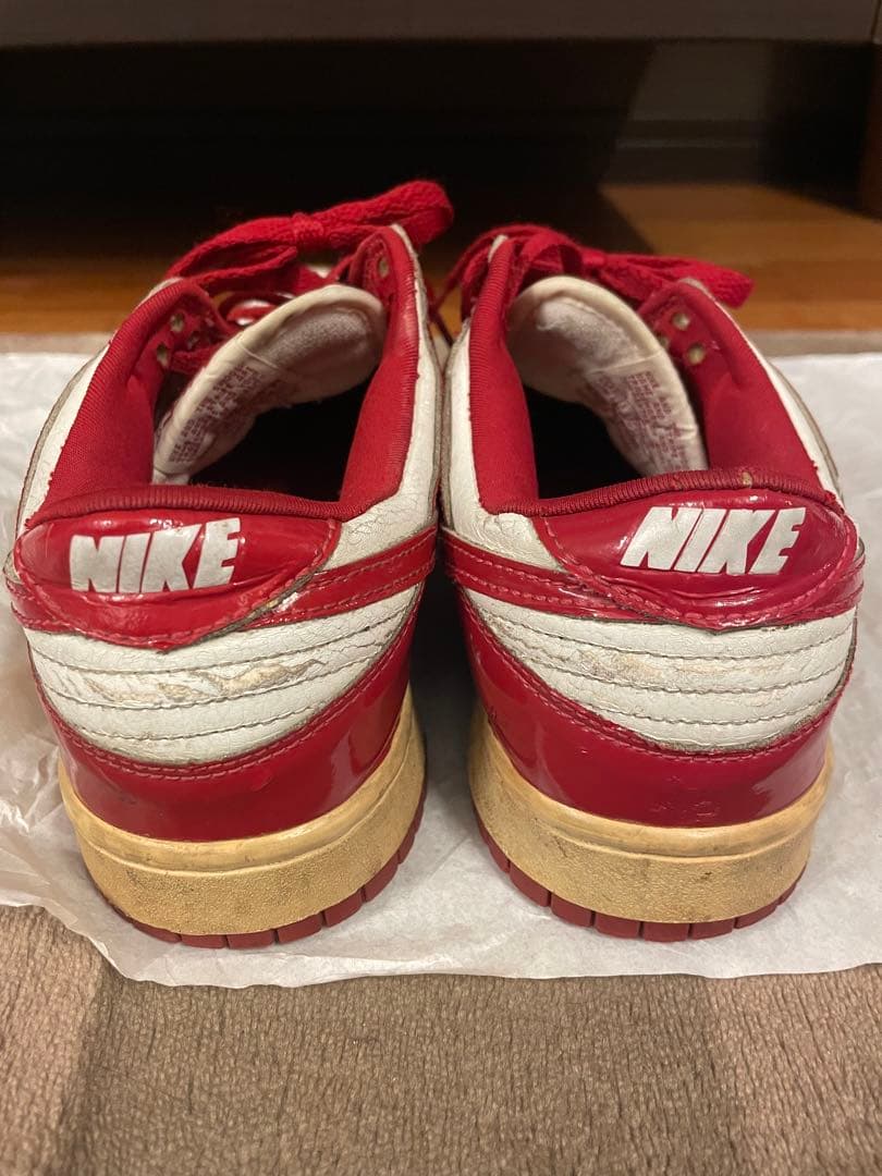 ナイキ ダンク エナメル レッド/ホワイト