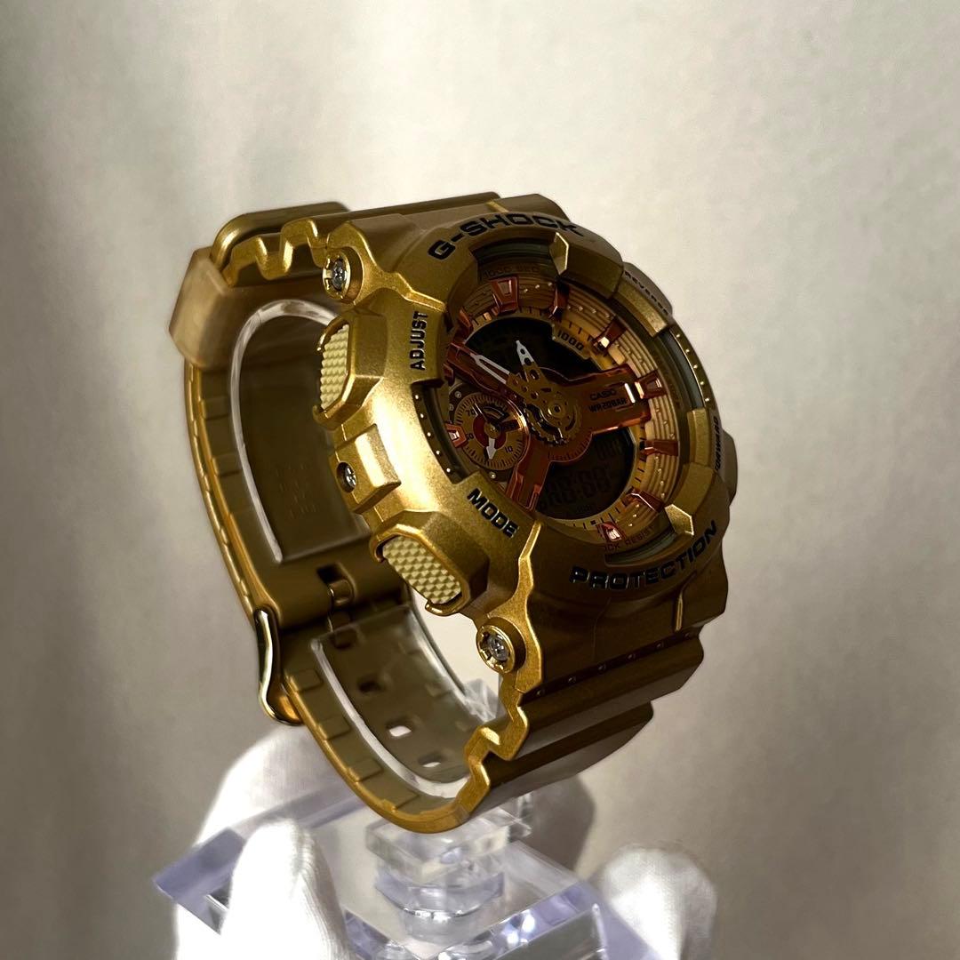 わ*郎様 新品同様 G-SHOCK GMA-S110GD ゴールド 希少 電池新