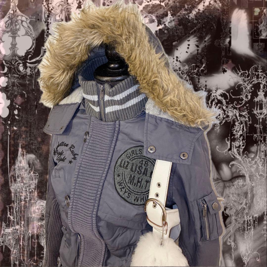 00s y2k LIZ LISA doll モッズコート　ファー　平成　当時物