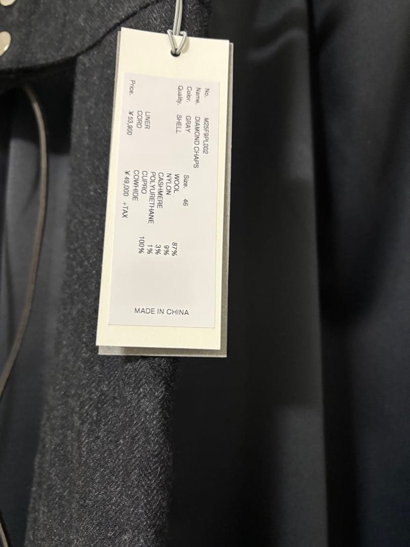 【定価53,700円】MASU ダイヤモンドチャプス　サイズ46