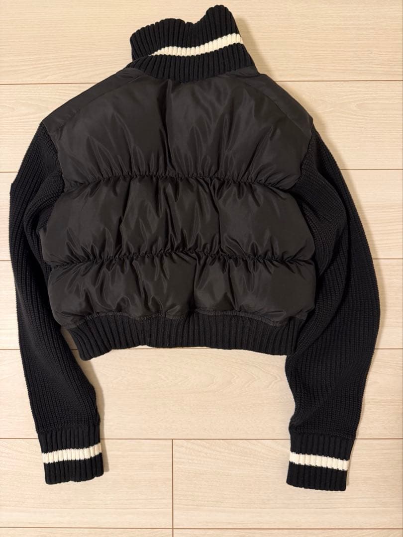 DIANTE アクセントカラーニットドッキングブルゾン