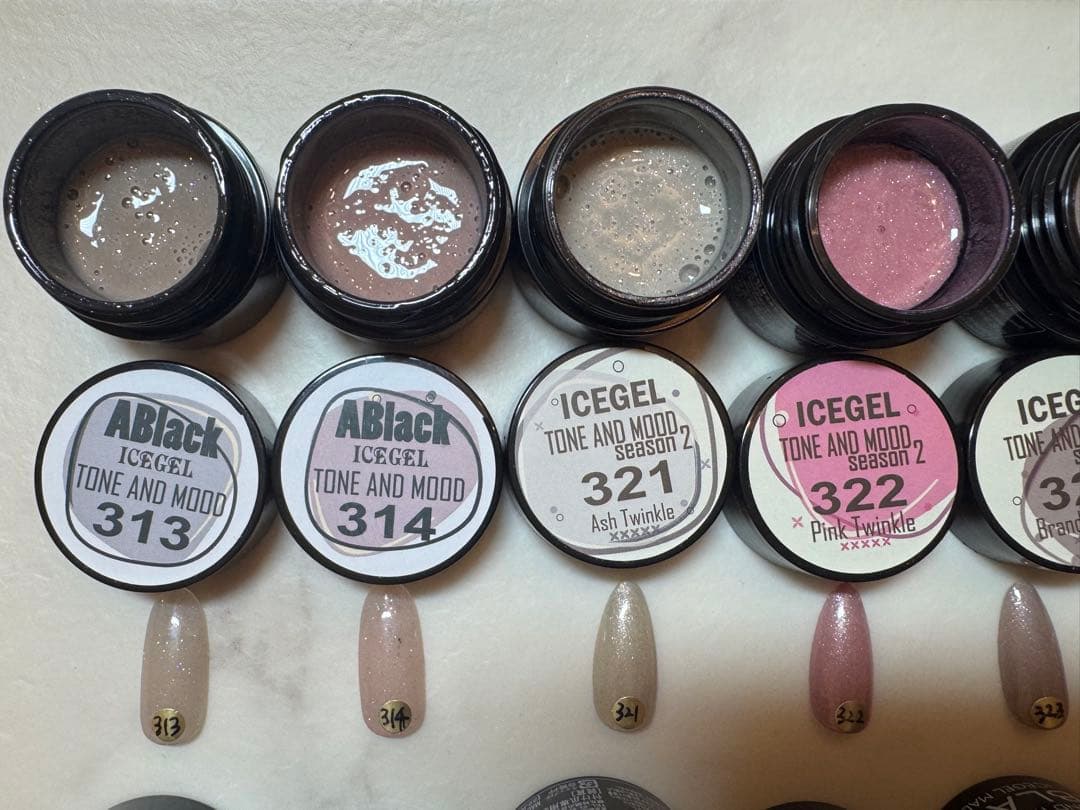 ICEGEL TONE AND MOOD シリーズ　カラージェル10色セット