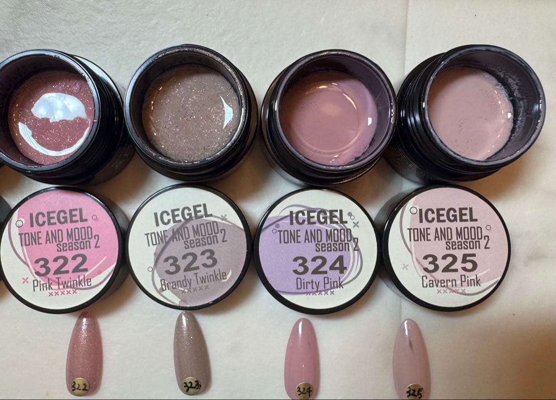 ICEGEL TONE AND MOOD シリーズ　カラージェル10色セット