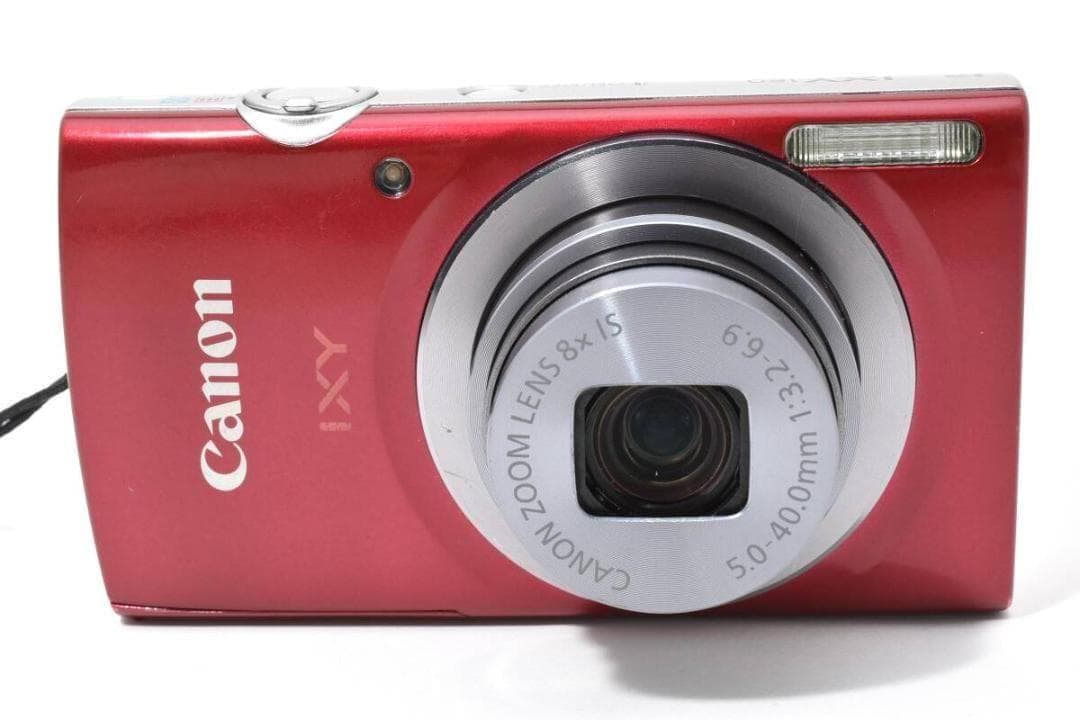 美品 キヤノン　Canon IXY 160 レッド 《箱・充電器付》＃A324