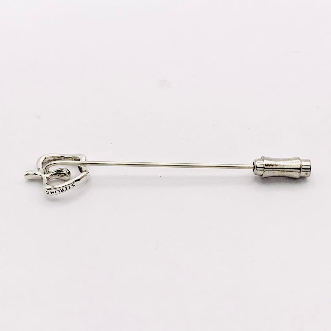 極美品 ティファニー アップル ピンブローチ シルバー925