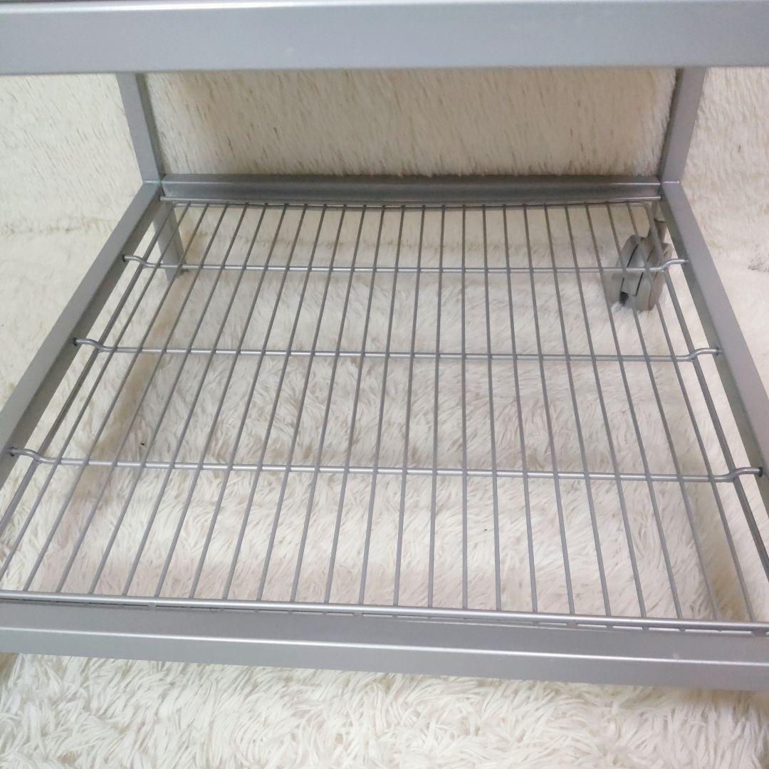 【希少 廃盤モデル】IKEA UDDEN ステンレスワゴン　キッチンワゴン作業台