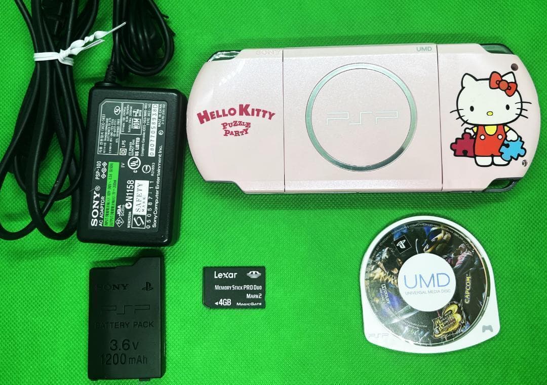PSP 3000 すぐ遊べるセット【美品・カスタム】ピンク