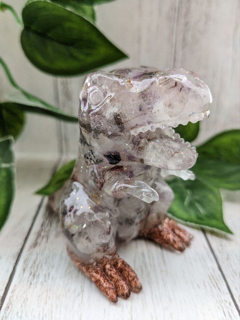 【skygray】スーパーセブンの恐竜ちゃん形オルゴナイト☆他３点