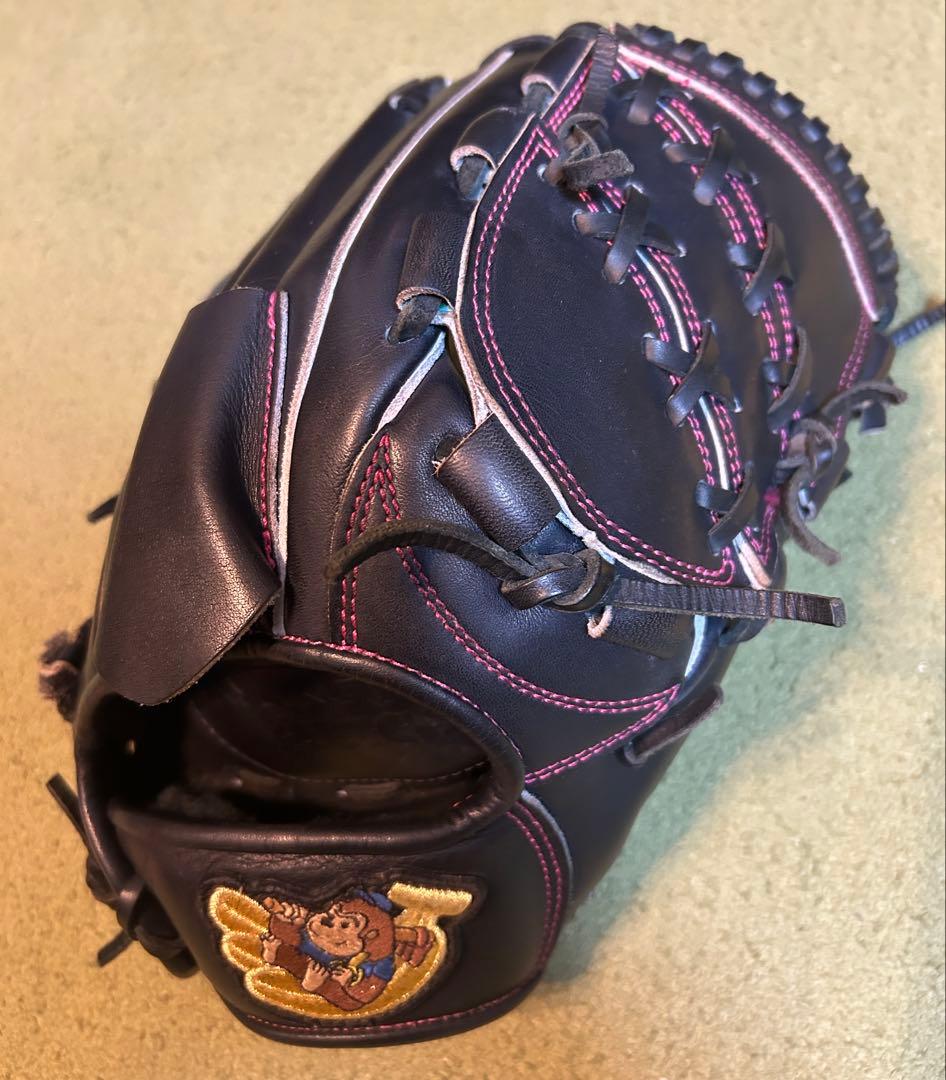 【極上・当たり個体】ごりら印 投手用グローブ ベースマン別注SKR型