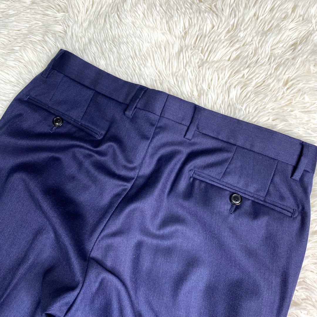 美品✨グリーンレーベルリラクシング スーツ スリーピース カノニコ L 紺