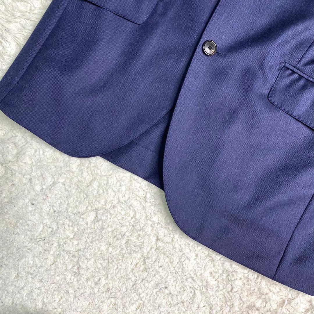 美品✨グリーンレーベルリラクシング スーツ スリーピース カノニコ L 紺