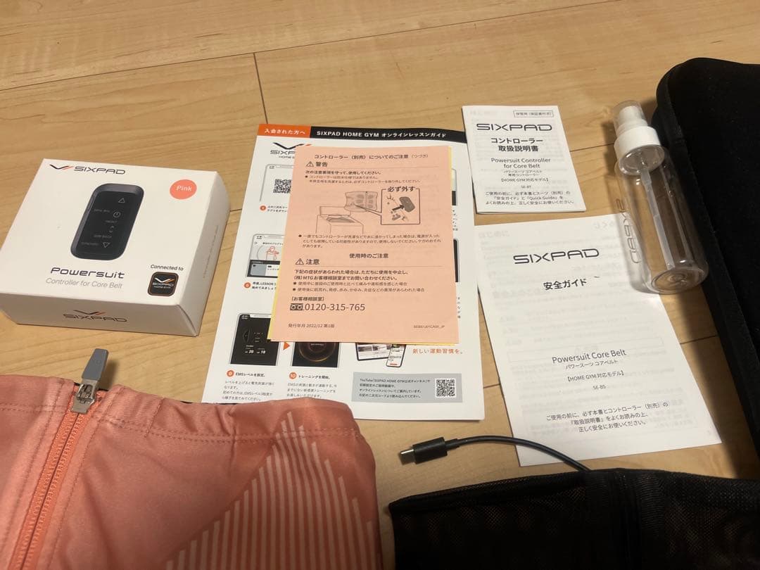 SIXPAD パワースーツコアベルト　ピンクM